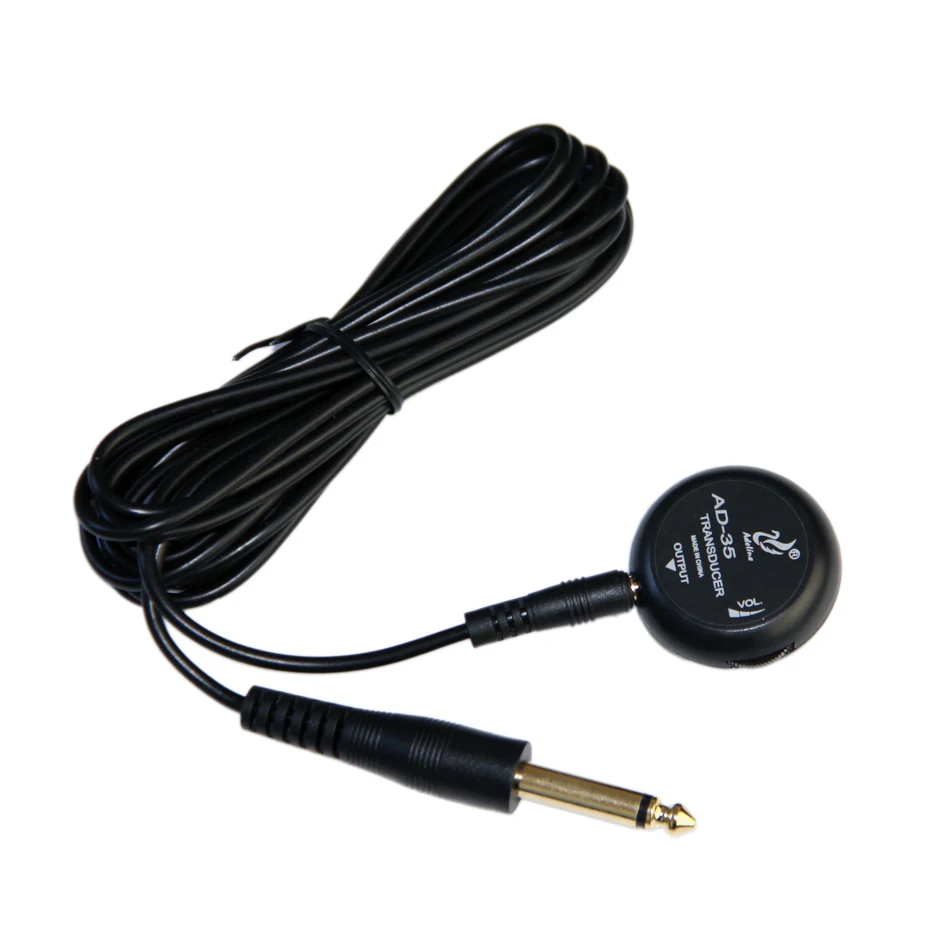 

AD-35 Acoustic Guitar Pickup,Mini Piezo Contact Microphone Transducer with 3 Meters Cable for Guitar, Ukulele, Violin, Mandolin