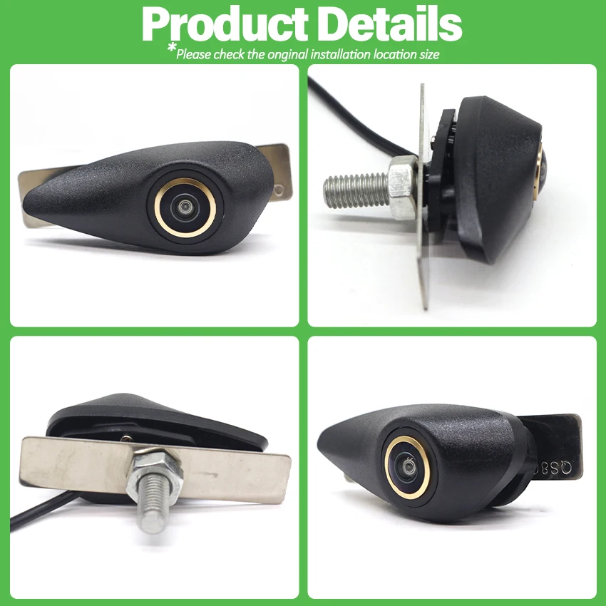 كاميرا الرؤية الأمامية للسيارة AHD 1080P لسيارة Hyundai IX35 I30 Tucson Accent I40 Santa Fe Dm H1 Terracan HB20 Terracan Starex I20 IX55