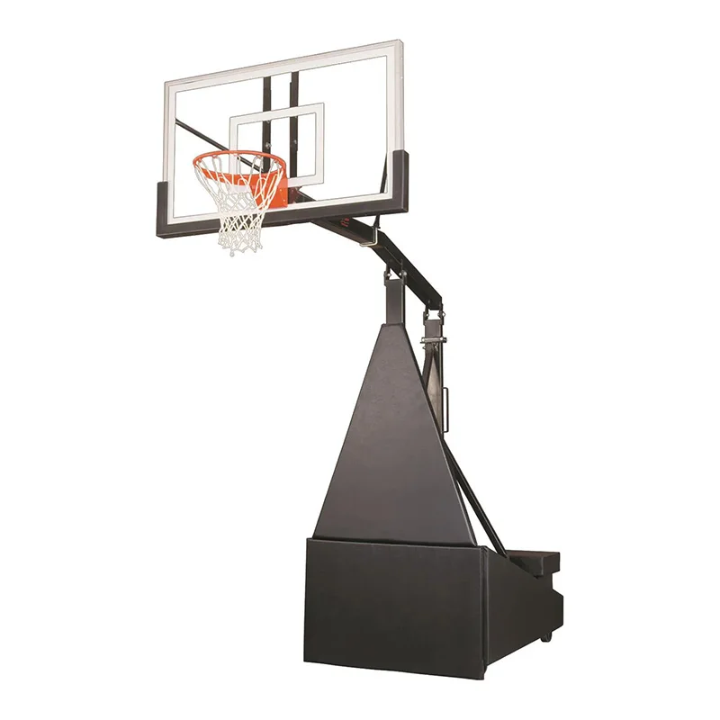 Backyard Family Basketball Goal Movable Height Adjustable Basketball Hoop System with Slam Proof Rimpromote sales
