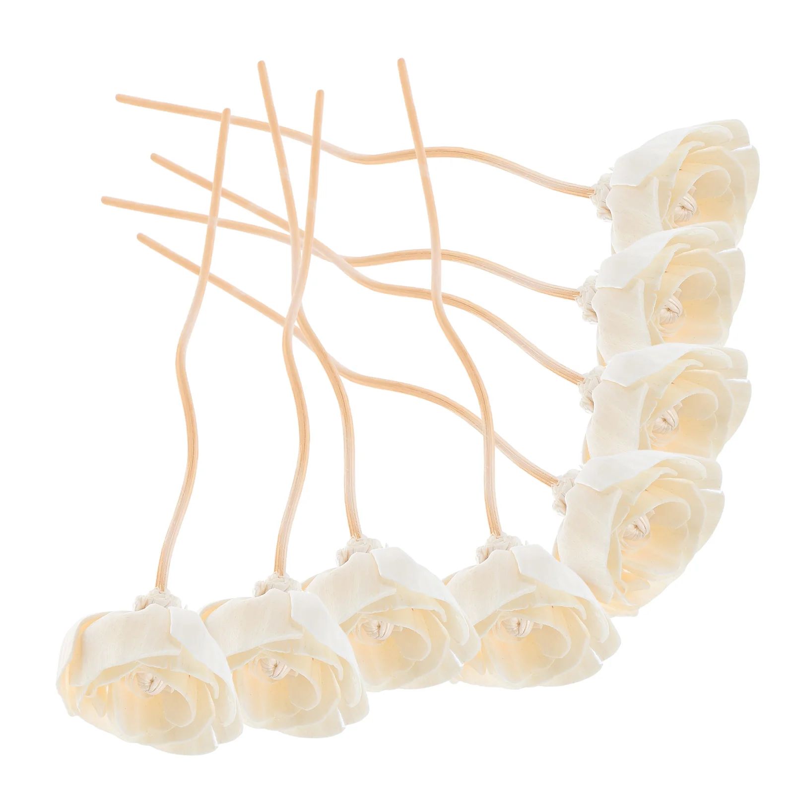 

8 Pcs Aromatherapy Dried Flowers Fragrance Diffuser Sticks Natural Rattan Scent Room