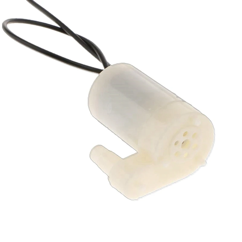 8 Uds Mini bomba sumergible silenciosa blanca para DC3V 5V para refrigeración por agua de ordenador alimentado por USB-AT64