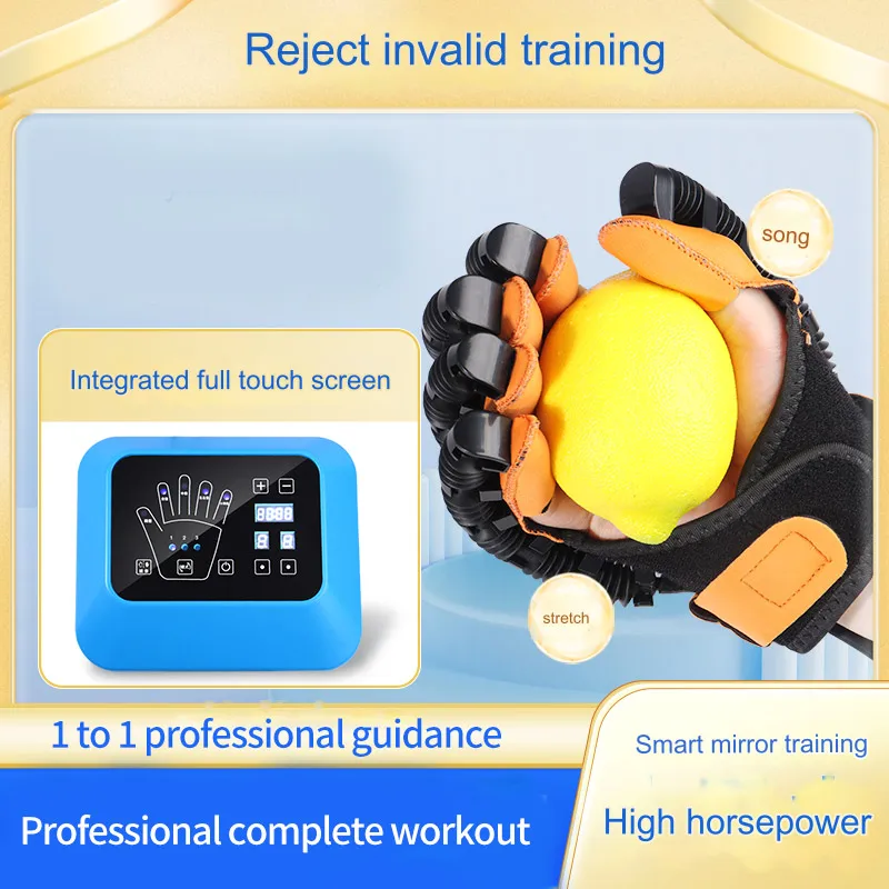 Gants de robot de rééducation portables, accident vasculaire cérébral, hémiplégie, entraîneur d\'infarctus cérébral, exercice des doigts, réparation