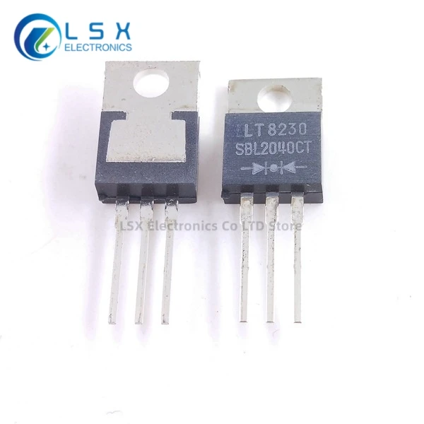 10PCS  SBL2040CT  TO-220 40V 20A  New And Original On Stock