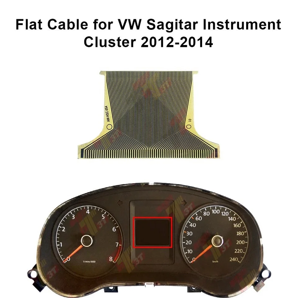 Flat Cable for VW Sagitar Instrument Cluster Display Pixel Missing Repair