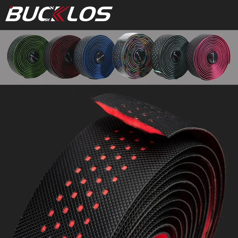 

BUCKLOS Professional Gravel Bike Handlebar Tape Shockproof Comfort Road Bicycle Bar Tape Bike Handle Bar Belt Cycling Parts
