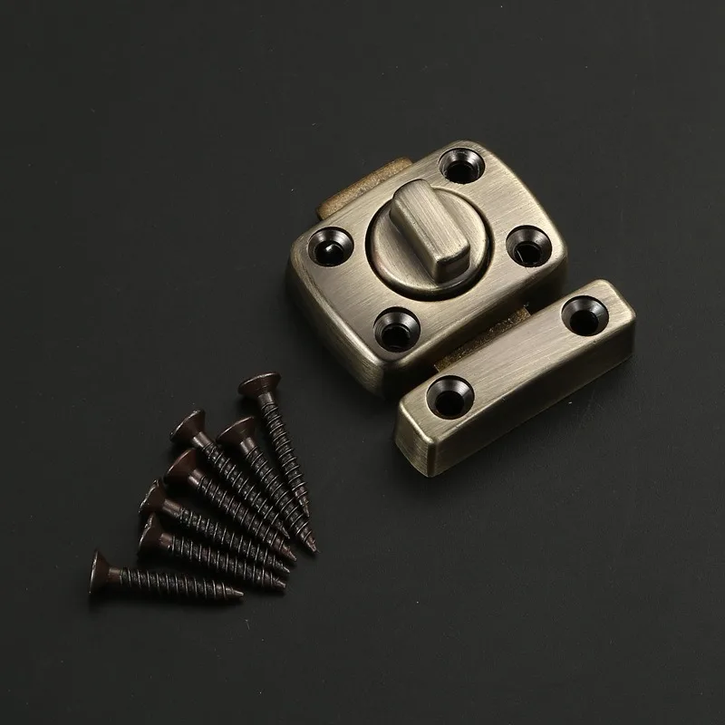 Rotating bolt lock, sliding lock, rotating bucket, bathroom toilet lock