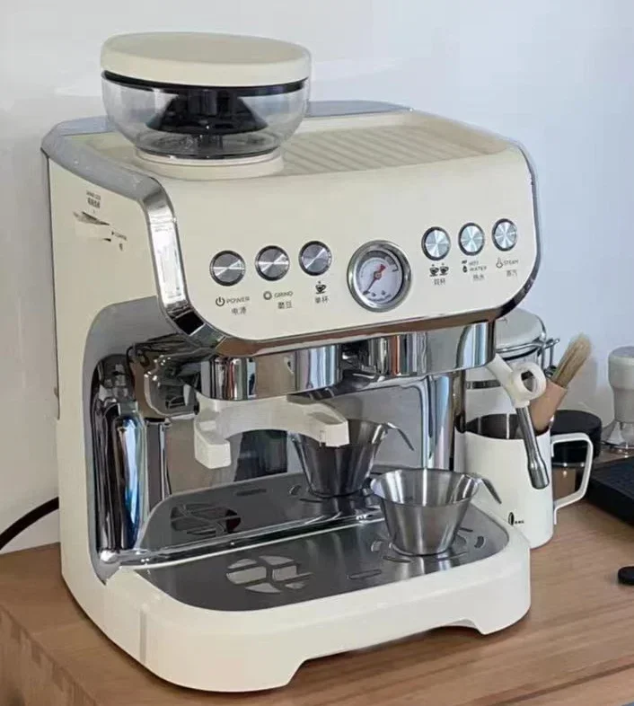 # l Semi Automatic Espresso Cafe Machines professional Commercial Express Espresso Coffee Machine with Grinder