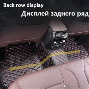 Personalisierte Bodenverzeichnisse Auto für Volkswagen VW Golf 4 5 6 7 8 Modelle von Teppichteppichzubehör Innenstil Hauptverkaufsteppichgolf 6 - №8