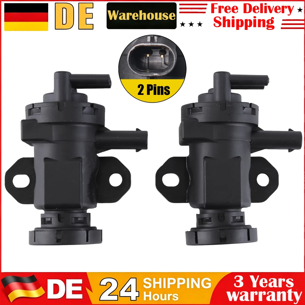 Image of 2 Stück Auto-Turbo-Boost-Magnetventil Druckumsetzer 11658509323 11747796338 für BMW 1 3 5 6 7 Serie E81 E87 E88 E82 E92 E60 F07 E61 E63 E64 F01 F02 F03 F04 X3 E83 X5 E70 Auto-Zubehör