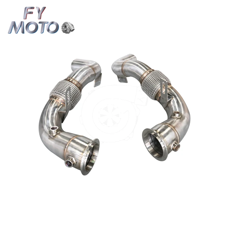 

Exhaust Downpipe for BM W S63 X5M F85 X6M F86 4.4T 2015-2019