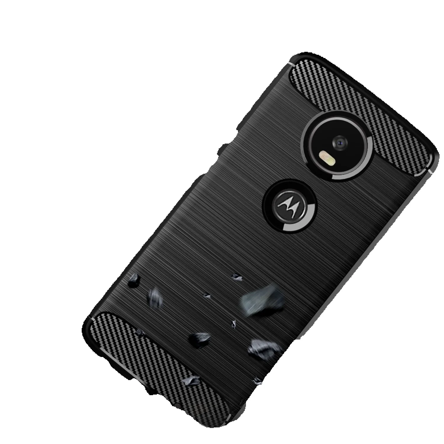 Silicone Motorola Force Moto Z4 Play X4 Carbon Fiber Phone Cover For Moto X4 Z4 Shockproof Matte Case Coque Fundas