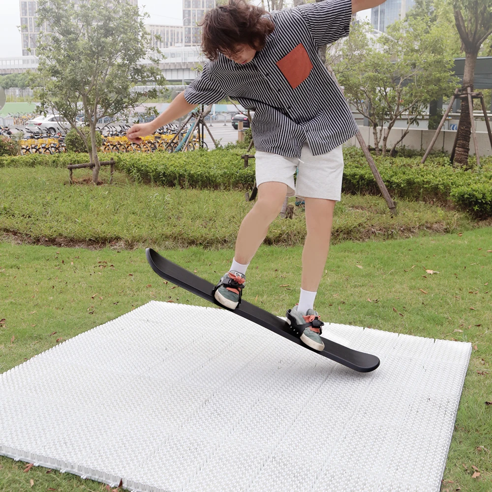 Colorful Ski Snowboard Snow Slip Slide Plastic Snow Blanket Dry Slide Mat Dry Ski Mat Ski Slope
