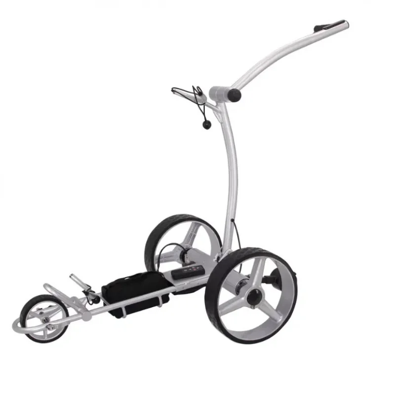 

Factory Hot Selling Professional 3-Wheel Foldle Electric Golf Trolley Push Cart UK Europe Warehouse DDP In-Stock