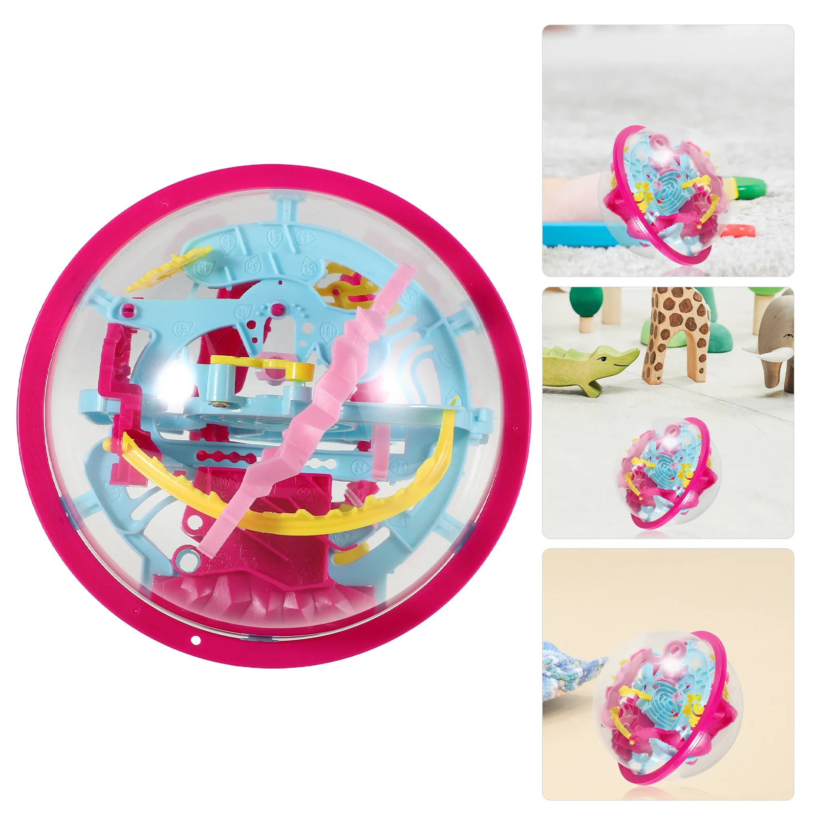 Laberinto bola rompecabezas 3D diseño creativo portátil ligero juego de rompecabezas para niños adultos artesanía fina educativa