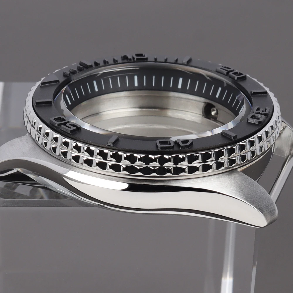 20bar at 3.8 SKX 42.5mm NH35 Watch Case With chapter Ring Sapphire for Seiko NH35 NH36Movement 28.5mm Dial SKX007 Watch Case Mod view 5