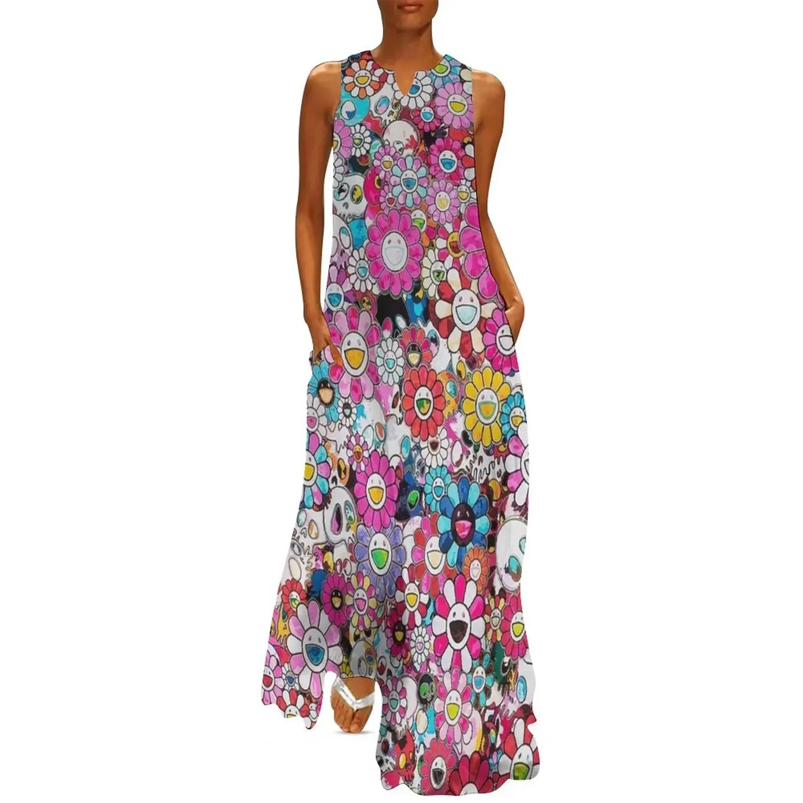 

flower crowd Long Dress summer woman dress 2025 elegant women's sets elegant women's dresses for wedding Women's skirt Dress