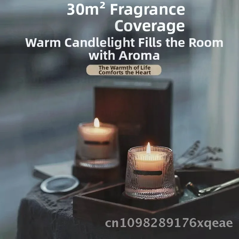 مجموعة علب هدايا شموع عطرية مصنوعة يدويًا - مجموعة غرف النوم المساعدة على النوم، شموع أسطوانية رومانسية معطرة في مختلف #1