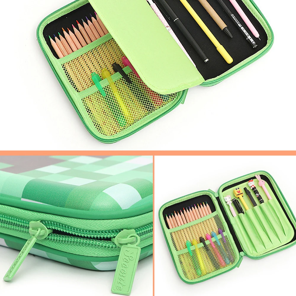 Large Capacity Stationery Case Classification Storage Bag Pencil Case for Office Student Stationery Organizer School Supplies