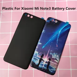 Plastic For Xiaomi Mi Note 3 Battery Cover Back Housing Case For Xiaomi Note3 Rear Door Panel For Xiaomi Mi Note 3 Battery Cover