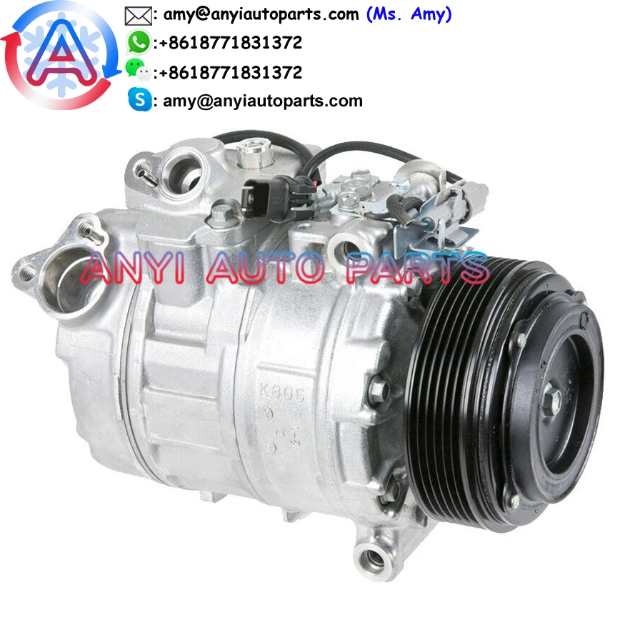 China Factory   COM863 DENSO 7SEU17C 6PK Auto ac compressor for BMW 5 6 1 3 X1 128i 64509180549 64526961621