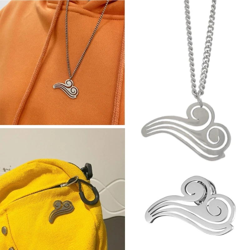 Cosplay amor en collar con colgante Unisex, broche