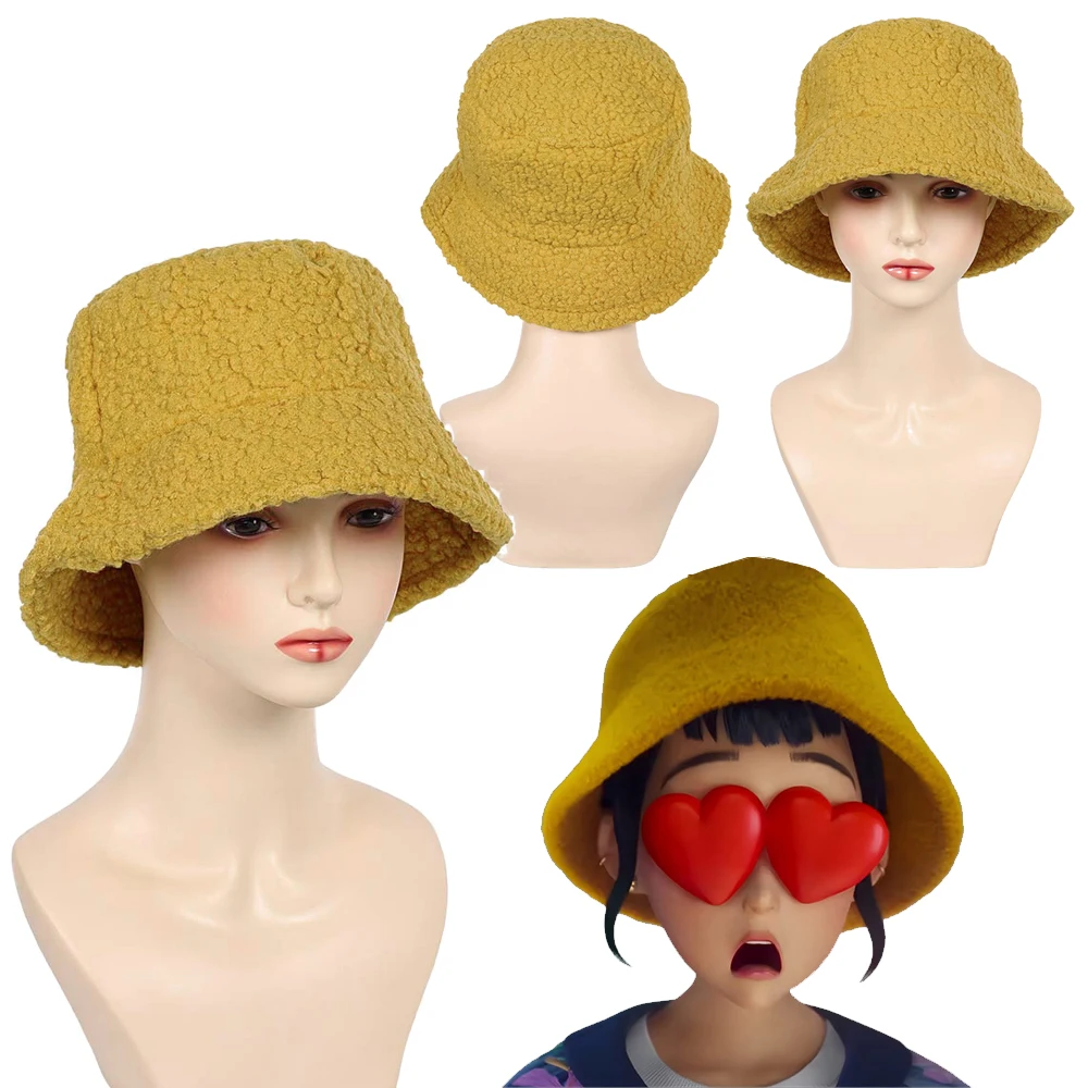 

Fantasia Zoey Bucket Hat Cosplay 2025 Cartoon Disfraz Costume Accessories Adult Women Halloween Carnival Party Fisherman Cap