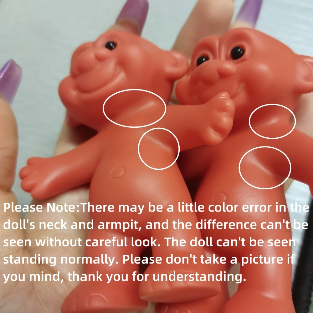 1/50PC Portable Silicone Protective Shell Cute Troll Doll Light Holder Cute Anti Fall Storage Case Accessories