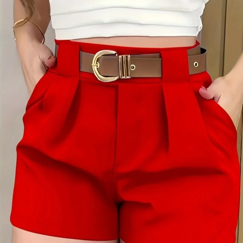 

Casual Fashionable Shorts 2711 Women's Silk Material Ladies' Premium Clothing Cross-Border Style Winter Collection