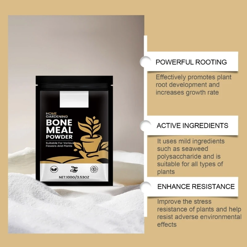 2024 New Natural Rooting Compound Powder for Plant, 3 Pack, Boosts Root Formation in Gardening, Enhances Plant Growth & Survival