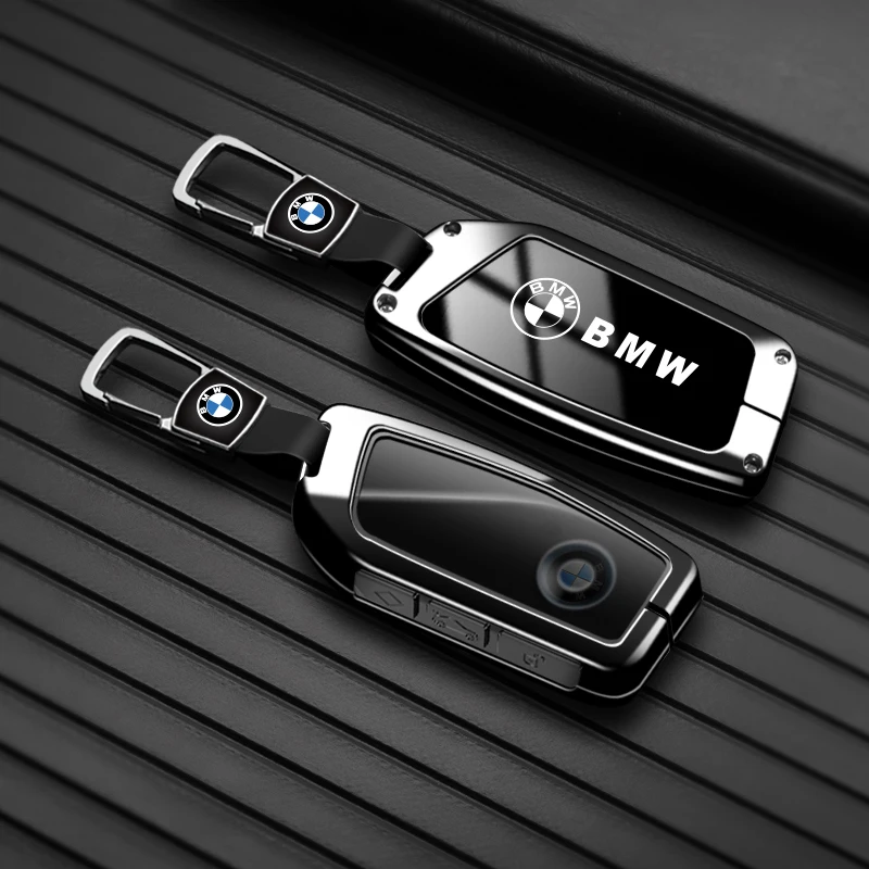 Zinc Alloy Car Key Case Cover Protect Shell Fob For BMW I7 X7 G07 LCI I20 X1 U11 7 Series G70 G09 M3 XM U06 G81 Key Accessories