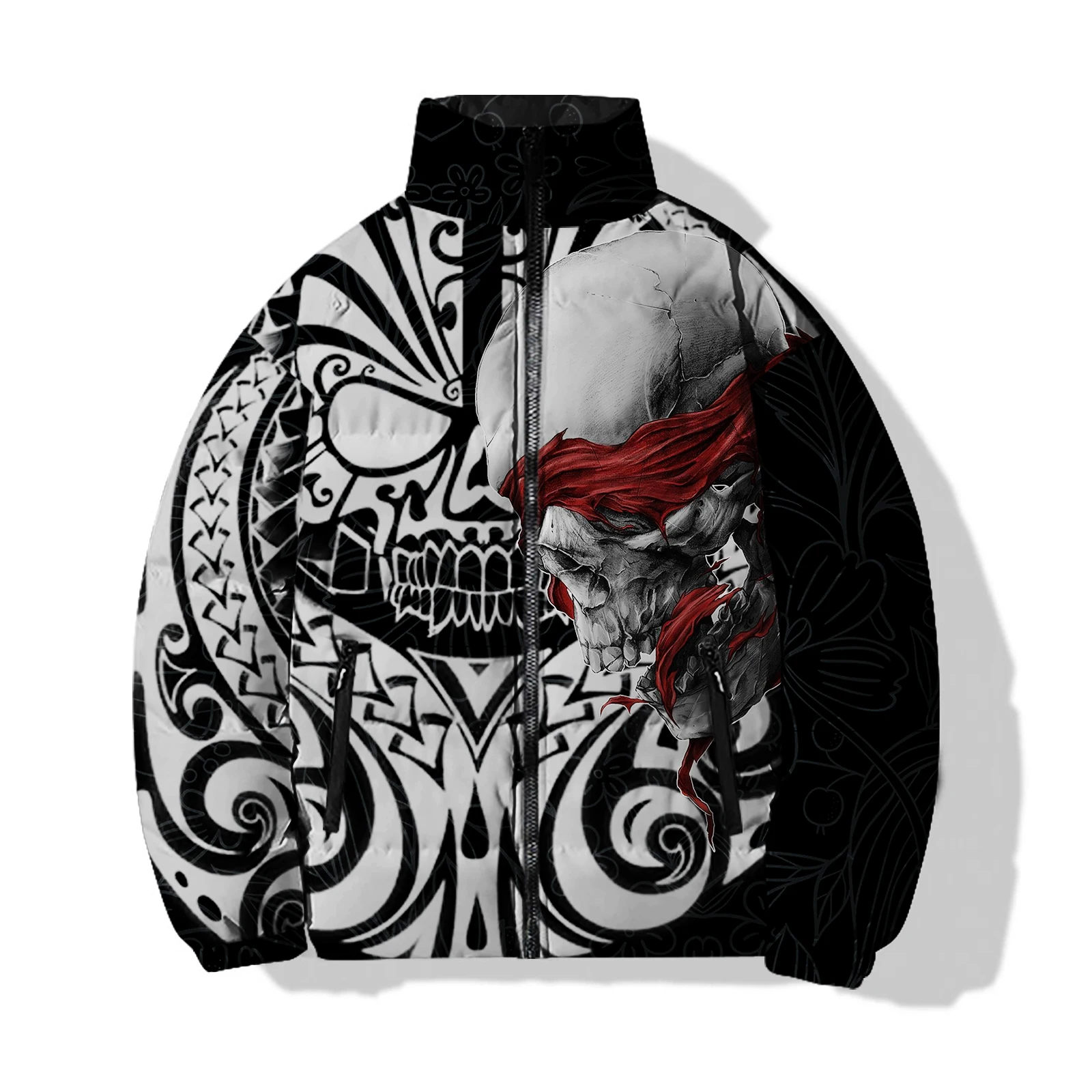 Winter Man Coats for Men Fashion Print Add Cotton and Thicken Leisure Sports Original Men\'s Jackets Trendy and Versatile Coat
