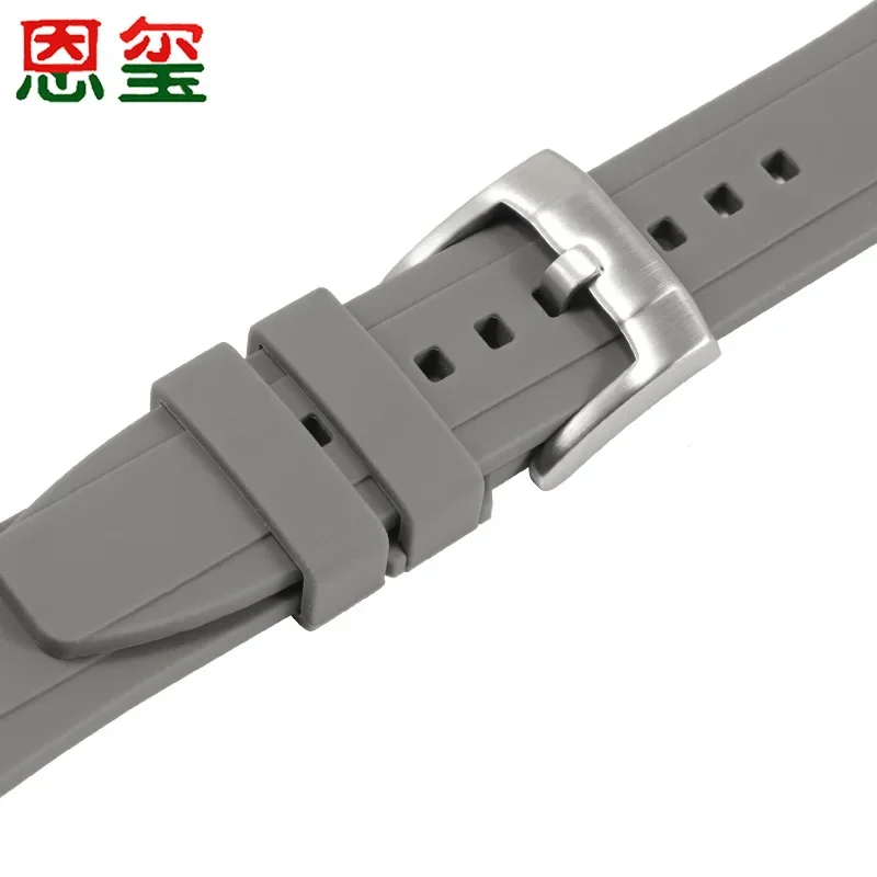 Arc Interface Rubber Strap 18 20 22mm Black Gray Green Bracelet Replacement Belt For Male And Women Soft Silicone Wristband