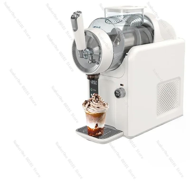 Small household ice cream machine, automatic milkshake and beverage maker, multi-function smoothie maker,snow-melting compatible