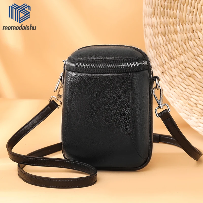 

2023 New Handbags Small Single Shoulder Bag Fashion Crossbody Bags Luxury Genuine Leather Simple Bags Phone Zero Wallet Bag