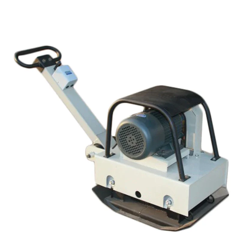 Asphalt Road Flat Tamping Vibration Electrical Tamping Machine Small High Power Asphalt Road Filling Flat Tamping Machine 380V