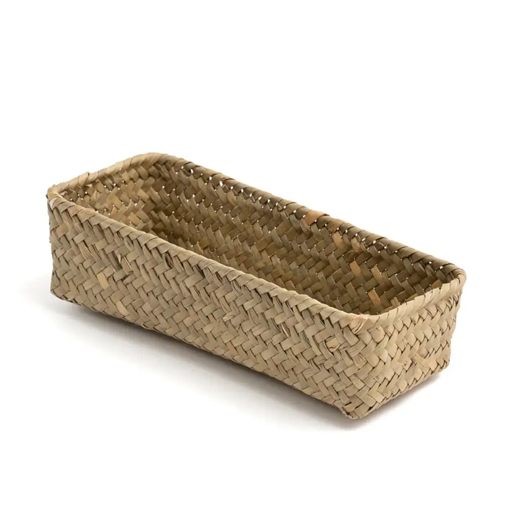 Seagrass square basket 24cm-Oikos