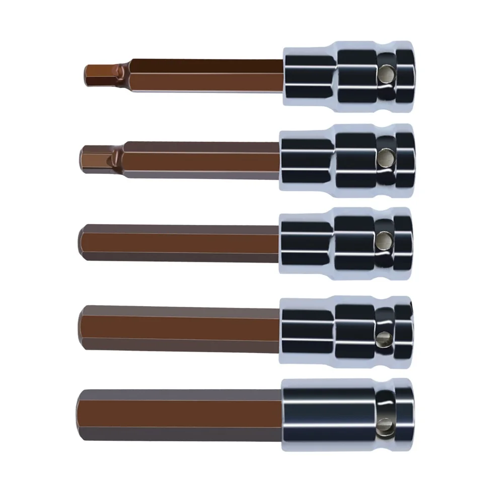 Diseño Simple Llave de tubo de 1/2 pulgadas Llave de tubo hexagonal Uso de fábrica Muebles para el hogar Enchufes hexagonales interiores Uso de fábrica