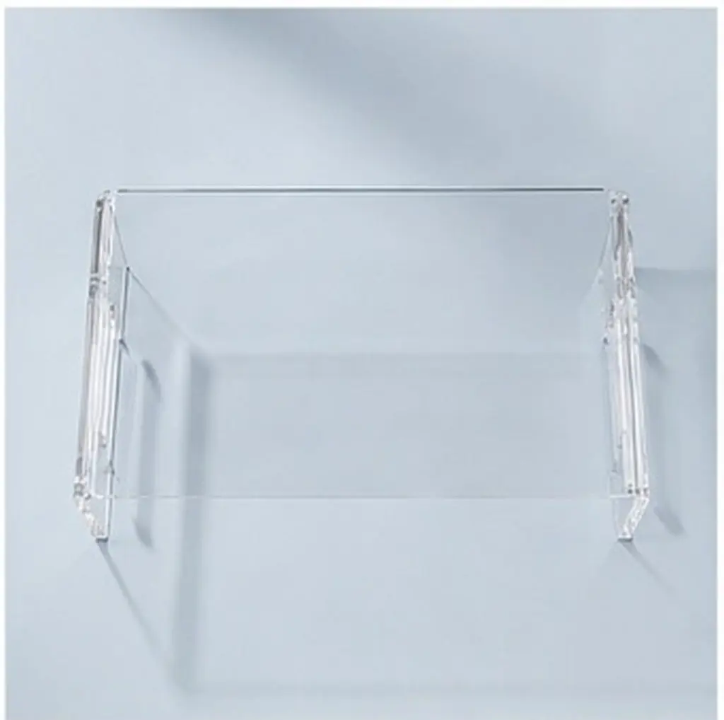 1Pcs Acrylic Monitor Bracket Desktop Stand Elevated Computer Screen Riser Office School Home Neck Strain Relief Holder