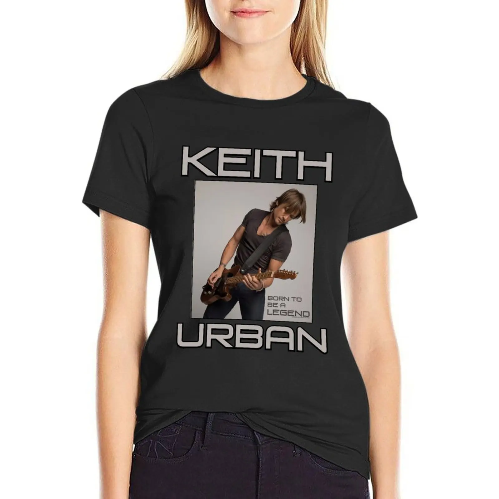 

KU Born To Be a Legend T-Shirt heavyweights funnys animal print shirt for girls animal print summer blouses woman 2025
