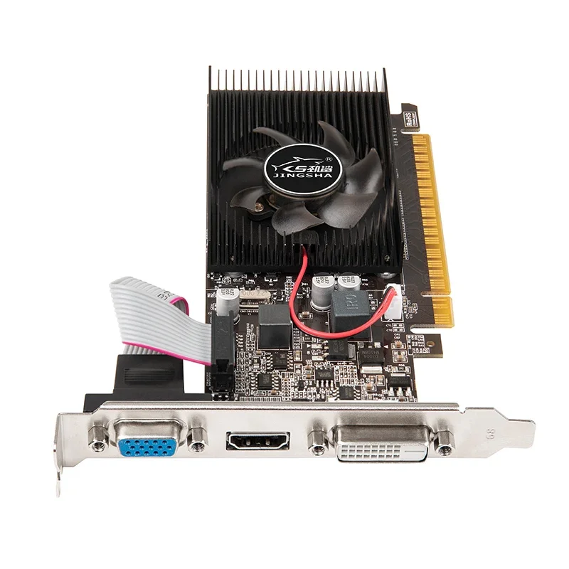 การ์ดจอ GT610 2G 1G PCIE X16 2.0 NVIDIA GeForce GT 610 DDR3 การ์ดแสดงผล VGA HD DVI 64Bit 1800MHz GT610 GPU สำหรับคอมพิวเตอร์ตั้งโต๊ะ