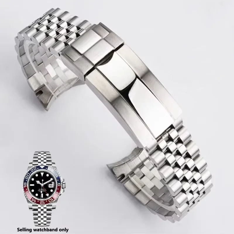 

904 Stainless steel strip for Rolex Sub GMT Yacht Daytona Men Watch Strap Luxury Bracelet Mod Parts Replacement Accessories 20mm