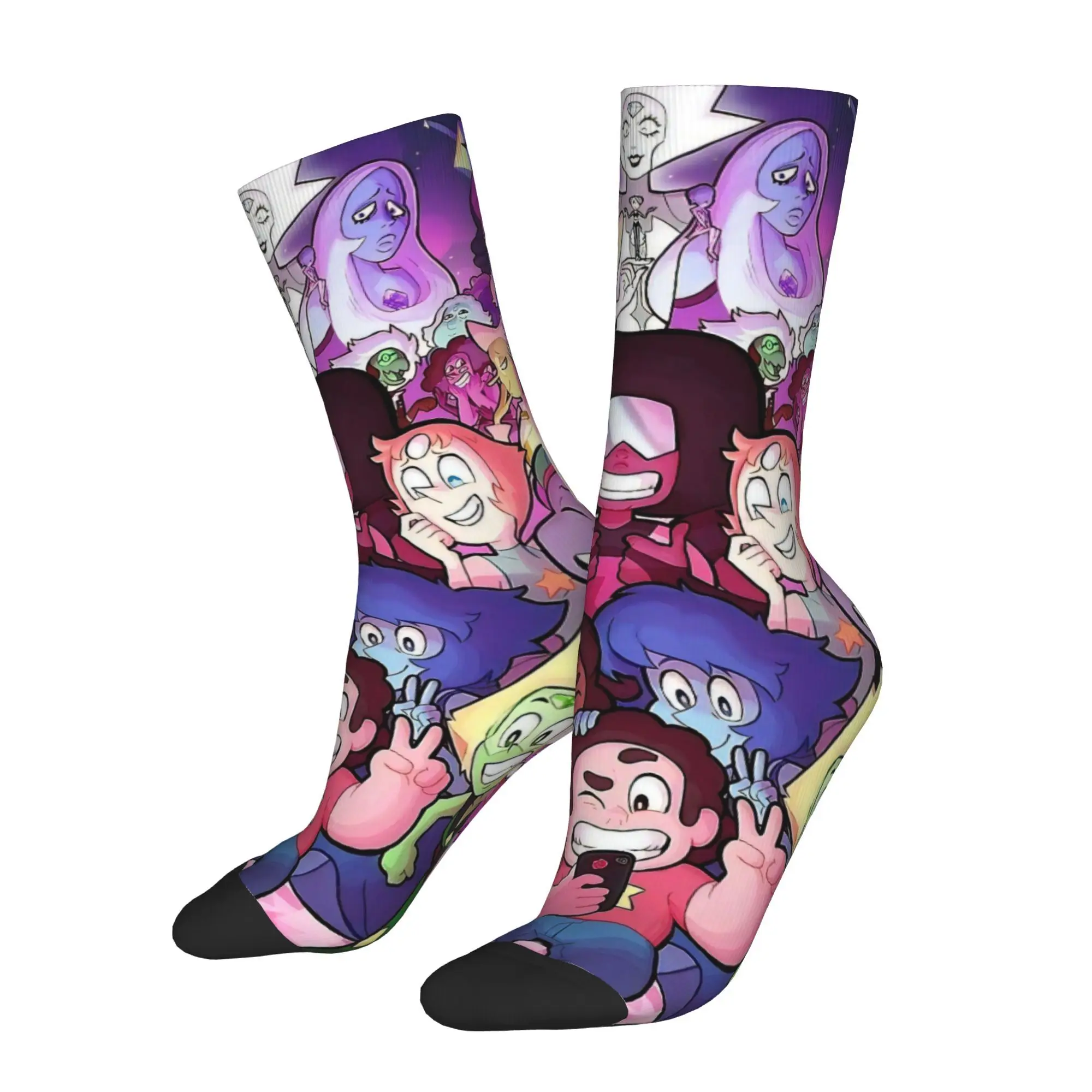 

StevenUniverse Men Socks Cycling Year Round Comfort Stockings for Cycling Daily Wear