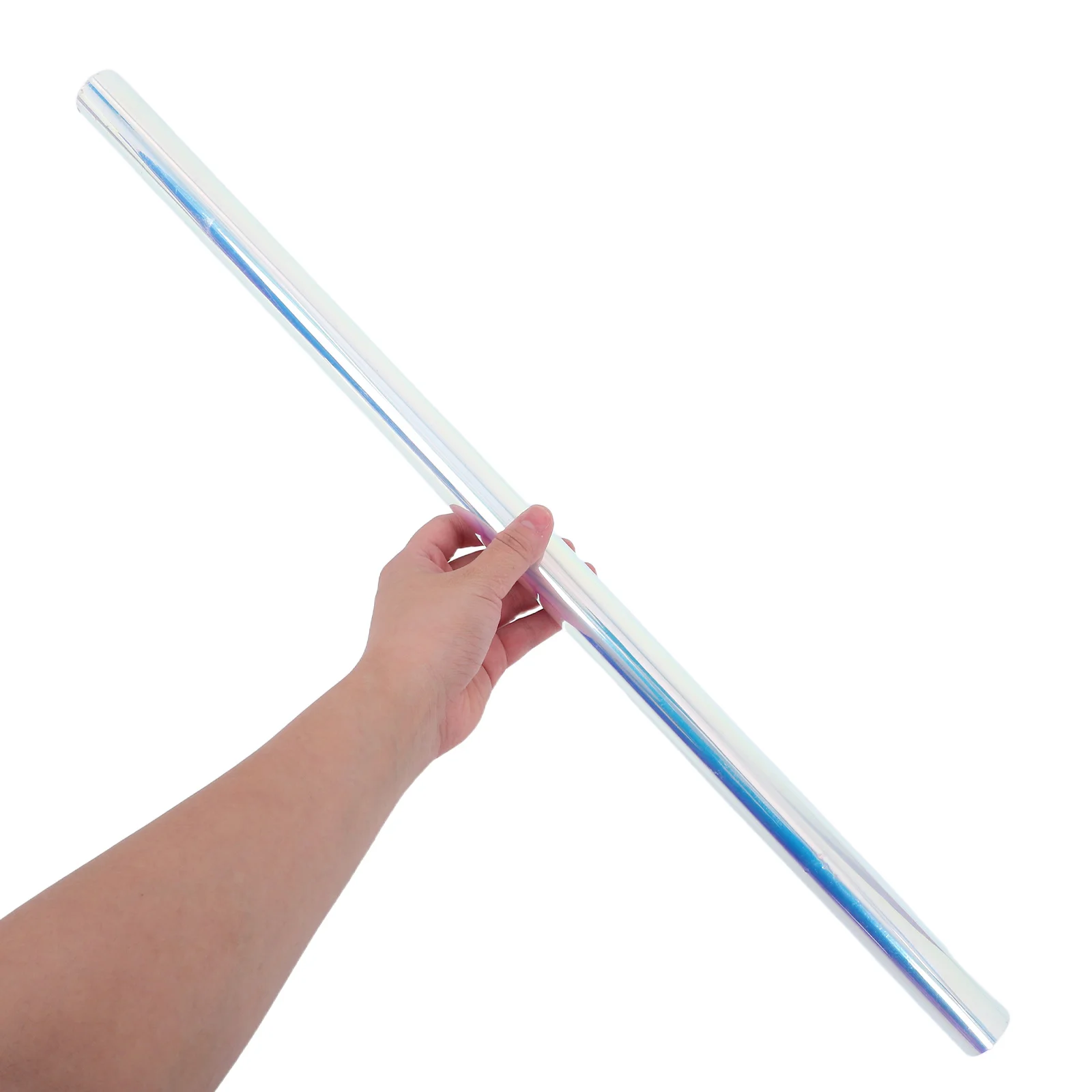 

Clear Iridescent Window Film Self Adhesive Holographic Privacy Sticker Decorative Rainbow Tint Clear Window Film