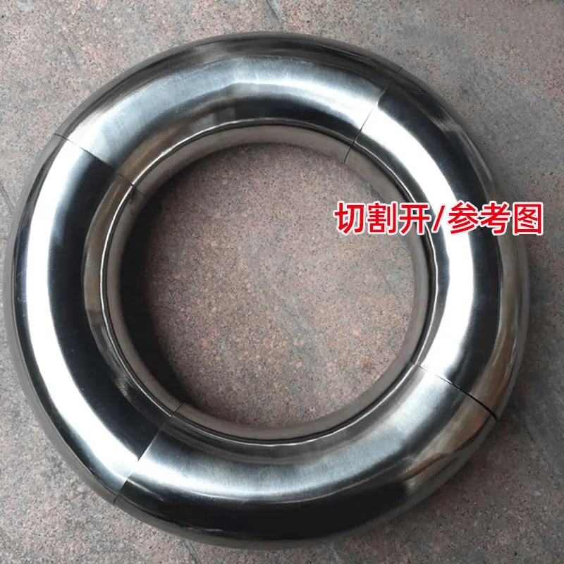 Car refitted intake and exhaust pipe 304 stainless steel round cuttable welding elbow