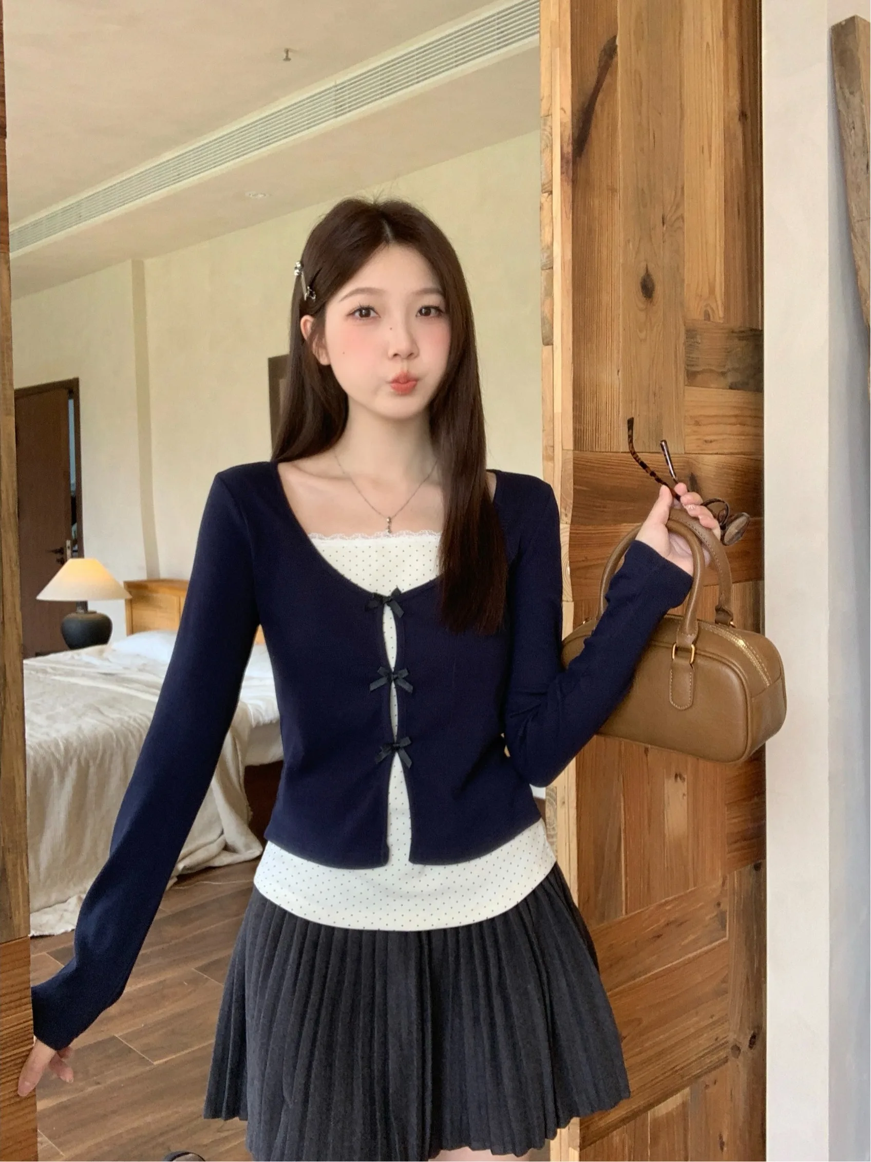 

plus Size Slim Fit Color Block Long Sleeve T-Shirt Autumn New Style Korean Style Commute Wind Ladies Fashion Top