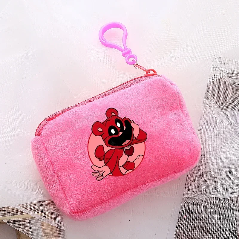 Smiling Critters Mini peluche portamonete Catnap Bear Figure Student Canvas Square Storage Bag Boy Girl Handbag Fashion Kids Gift