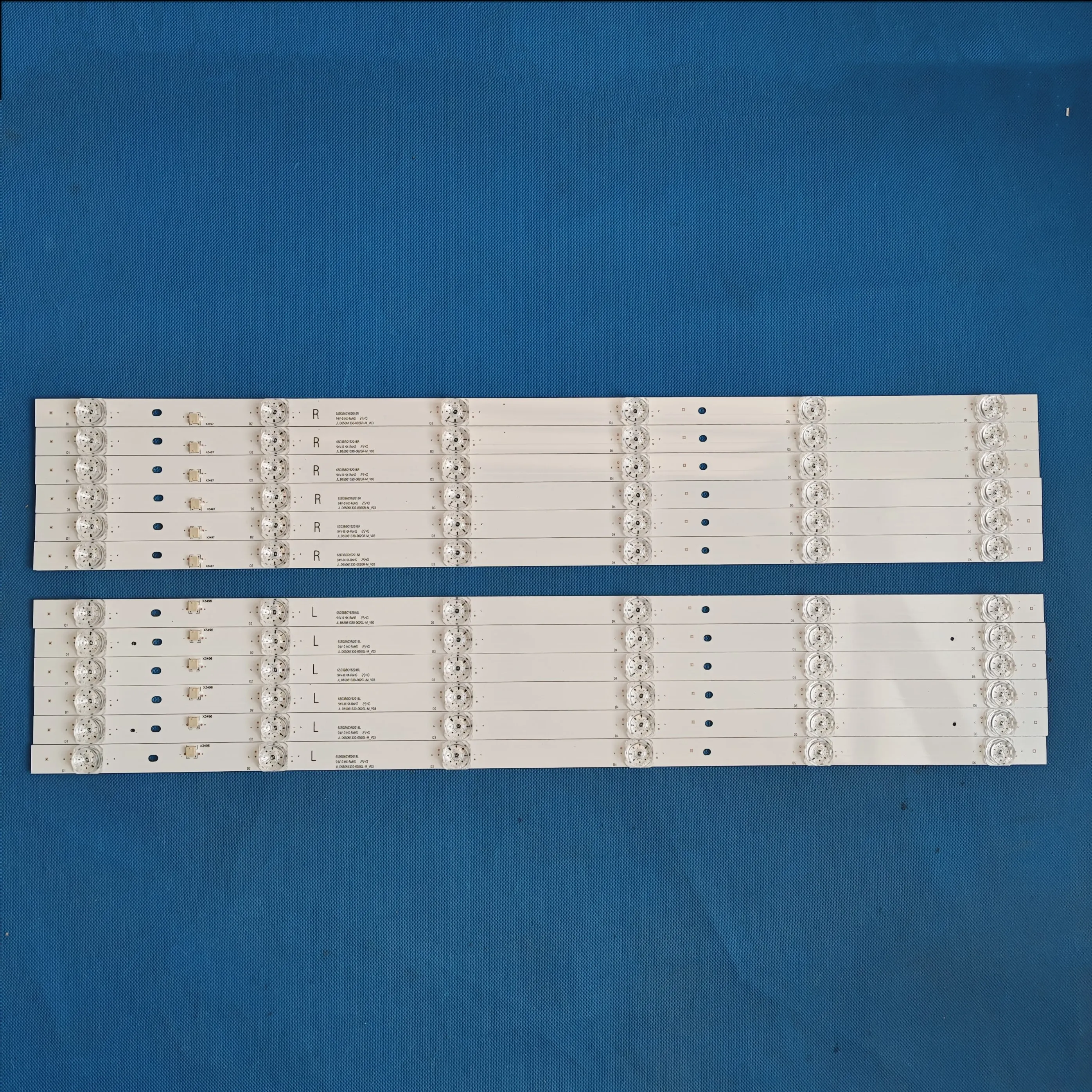 

LED strip for Dexp 65UCS1 65UCS1 A651, 65UCY1 H-LED65BU7006 JL.D65061330-002GR-M V03 JL.D65061330-002GL-M V03