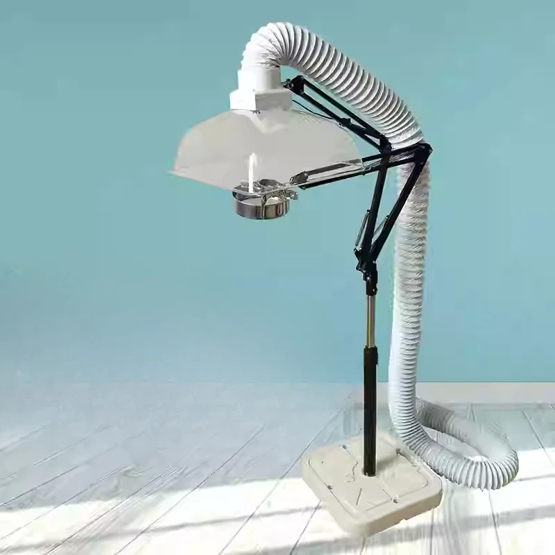 데스크탑 뜸쑥 연기 흡수기, 360 °   HEPA 필터가 장착된 회전식 공기청정기, 스마트 냄새 제거 장치 클리닉 침술 세션