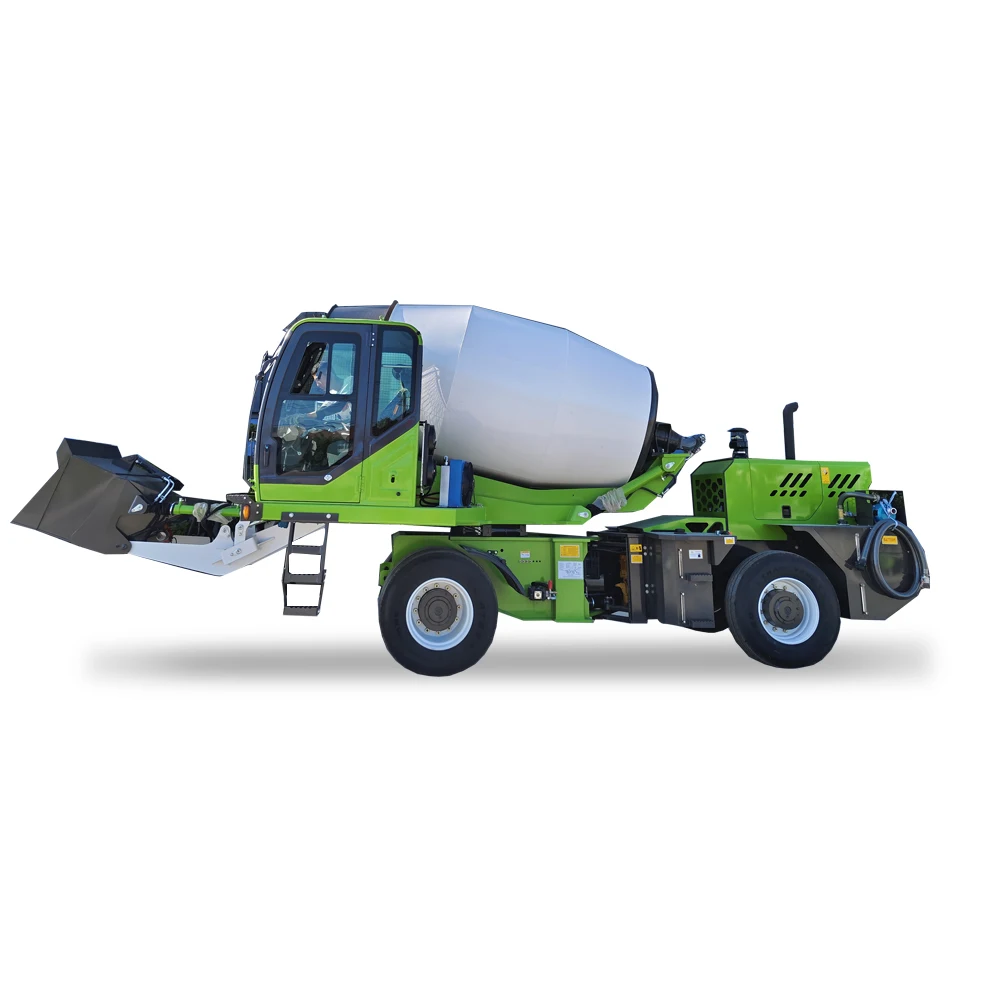 4*4 Self Loading Mixer Truck 5.5m3 Hydraulic Mobile Concrete Mixer with Automatic Loading System