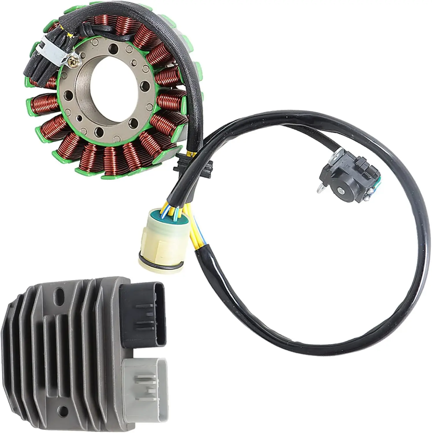 Stator Regulator Rectifier Replacement for Honda Rancher 420 TRX420 2007-2013 Replacement for 31120-HP5-A51 31120-HP5-601